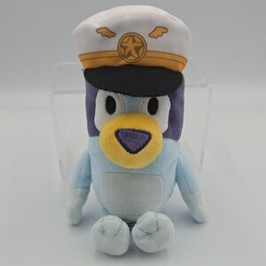 Blue and White Stuffed Animal Toy